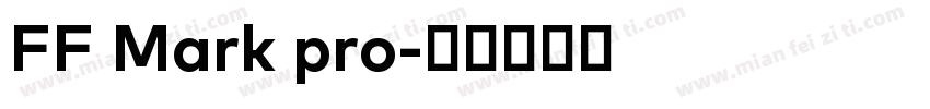 FF Mark pro字体转换
